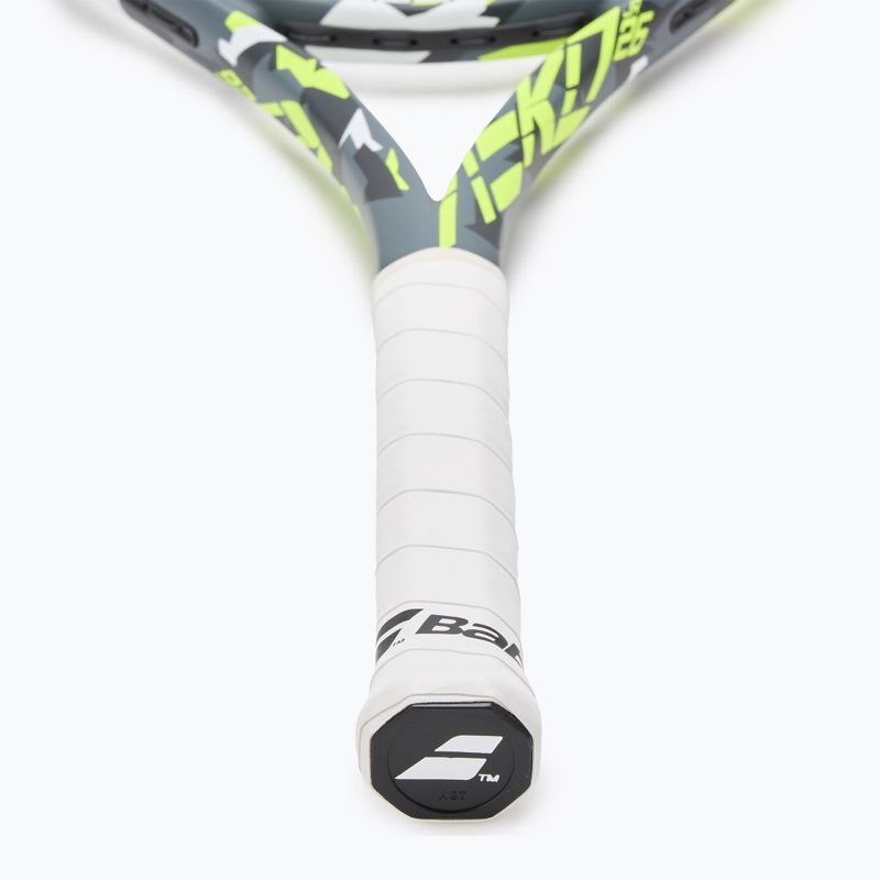 Babolat Aero Junior 26 grey/yellow/white children's tennis racket 3