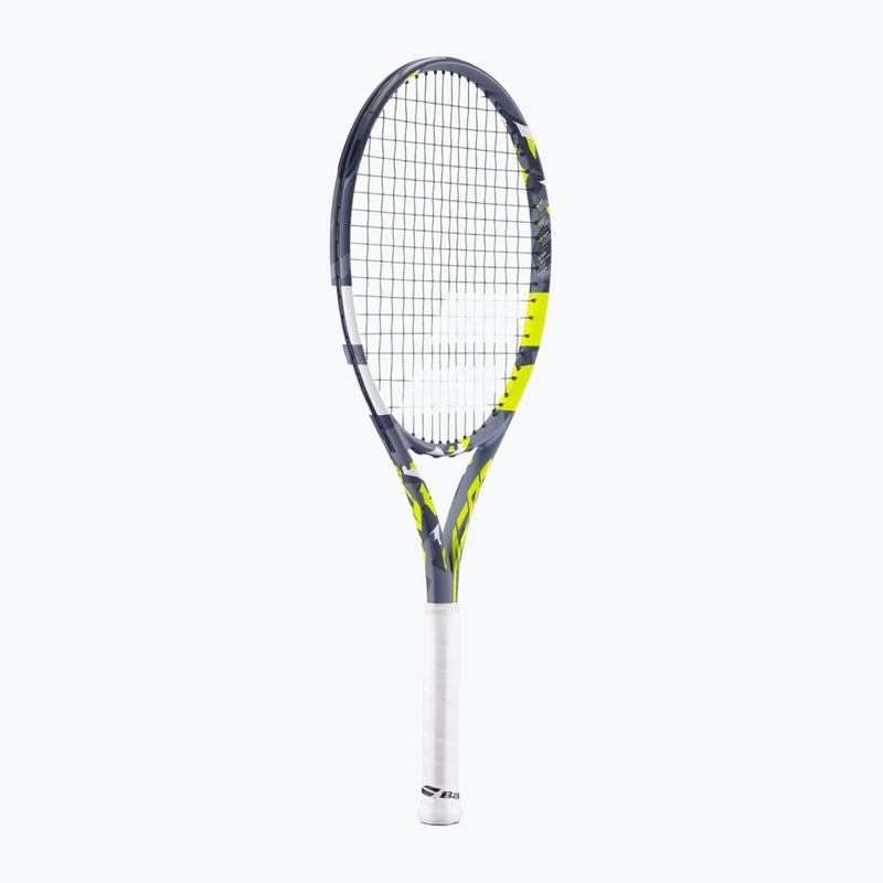 Babolat Aero Junior 26 grey/yellow/white children's tennis racket 7