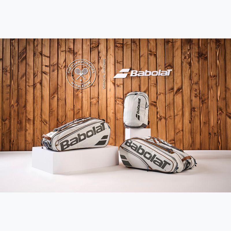 Babolat RH X9 Pure Wimbledon tennis bag 73 l white 5