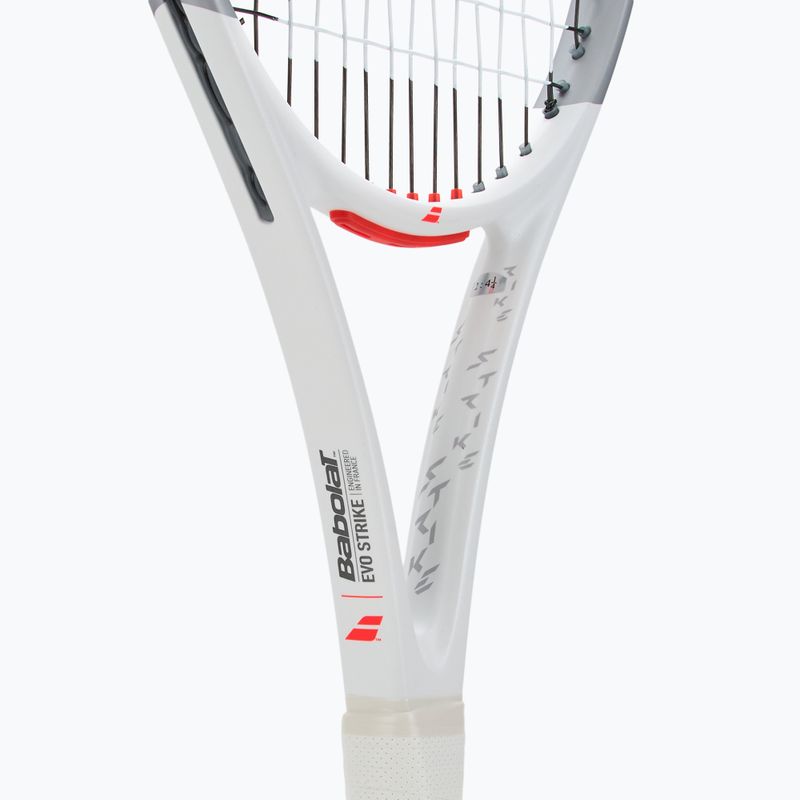 Babolat Evo Strike tennis racket white/red/silver 4