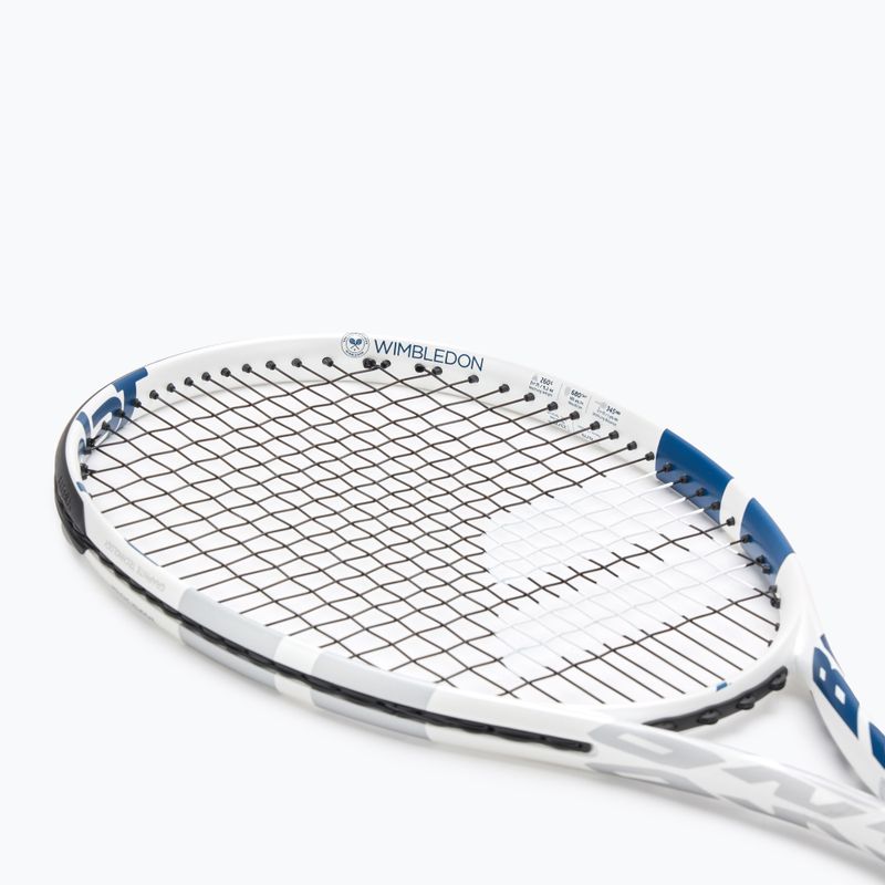Babolat Boost Wimbledon tennis racket white/grey/blue 5