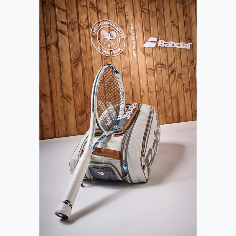 Babolat Boost Wimbledon tennis racket white/grey/blue 12