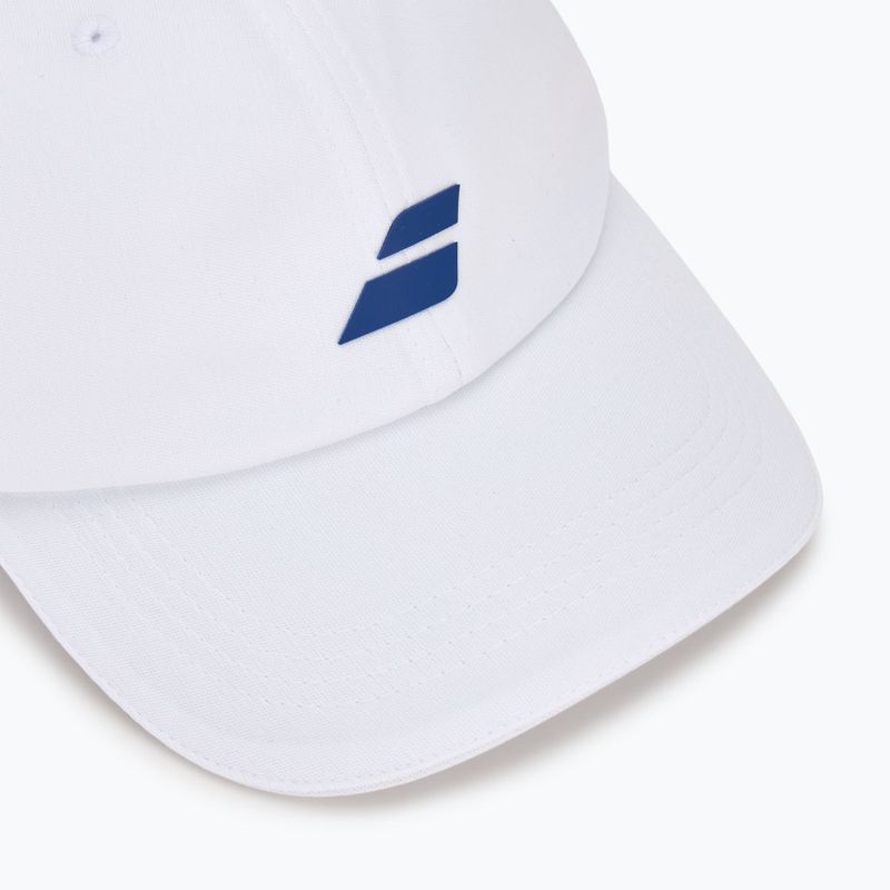 Babolat Pure Logo Jr children's baseball cap white/white 3