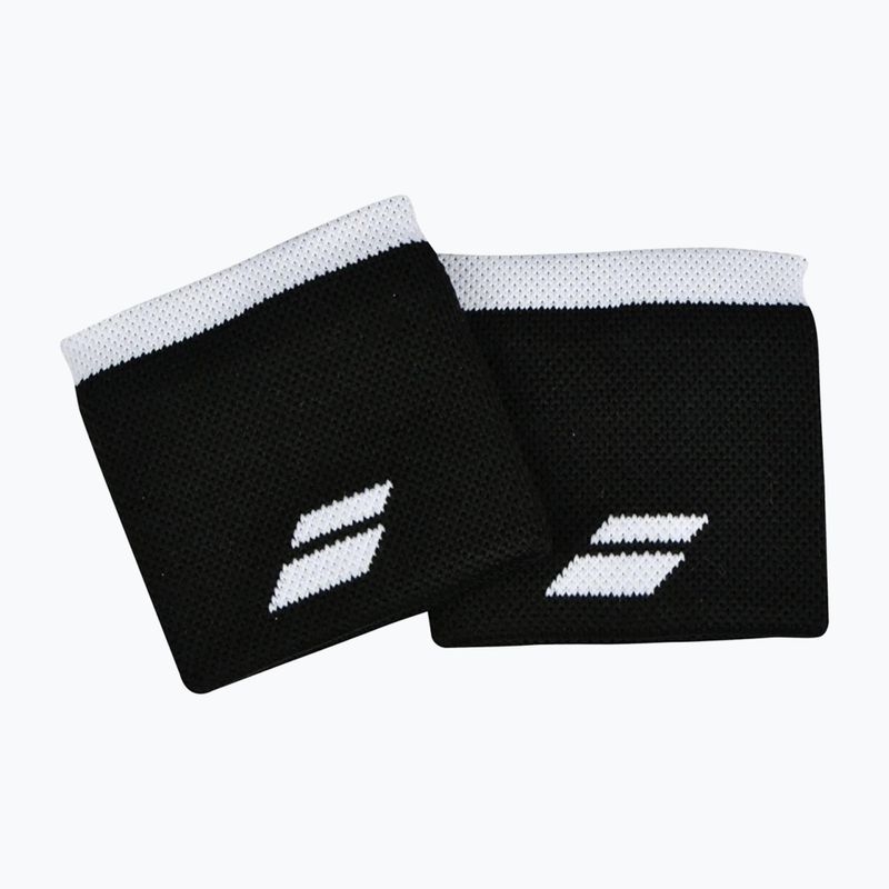 Babolat Logo Wristband 2 pcs black/white