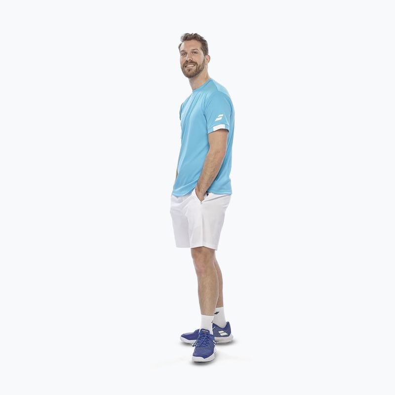 Men's T-shirt Babolat Play Crew Neck cyan blue 4