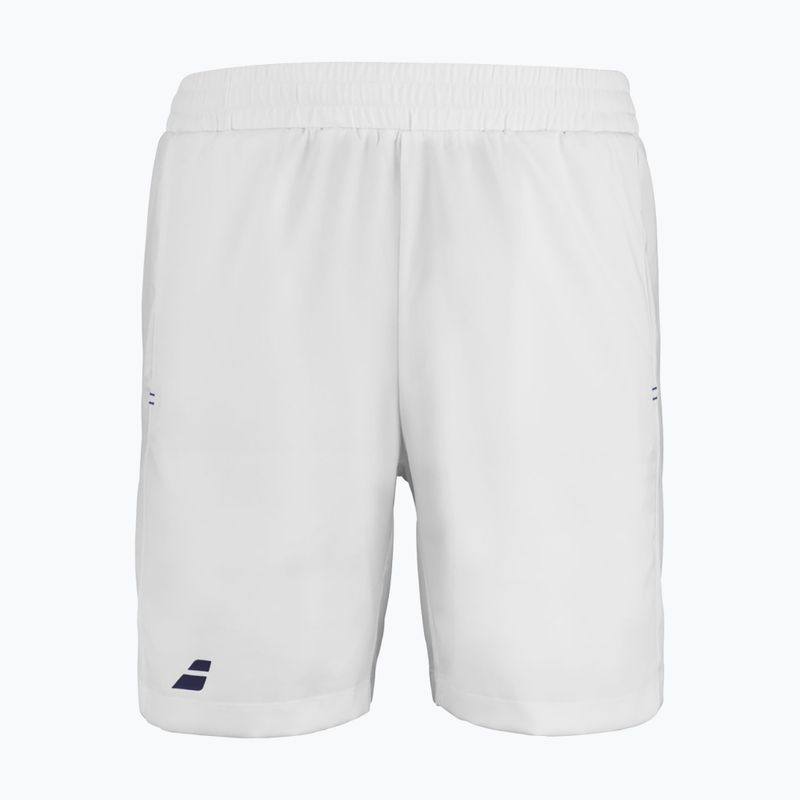Men's Babolat Play shorts white/white