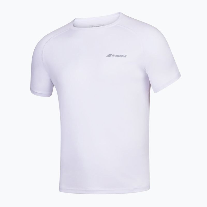 Babolat Play Crew Neck children's t-shirt white/white 2