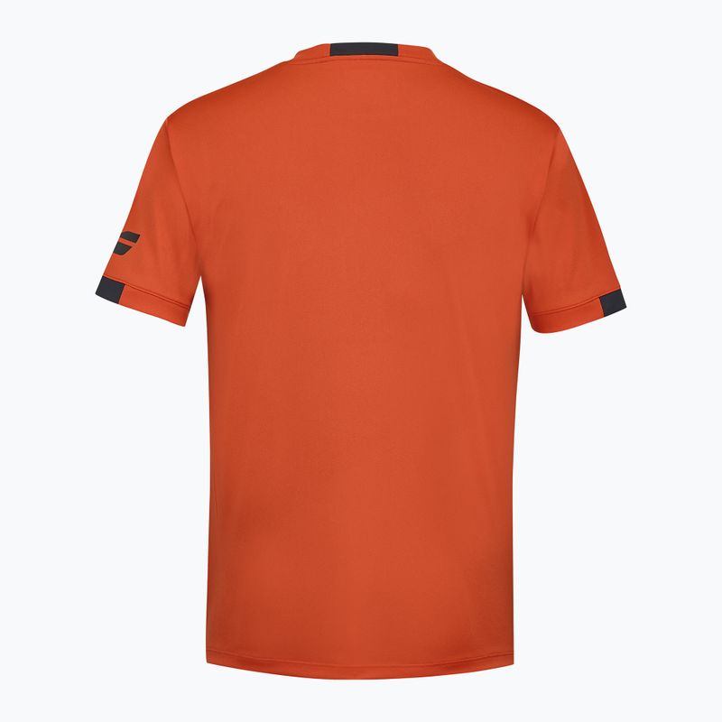 Babolat Play Crew Neck Jr fiesta red children's t-shirt 2