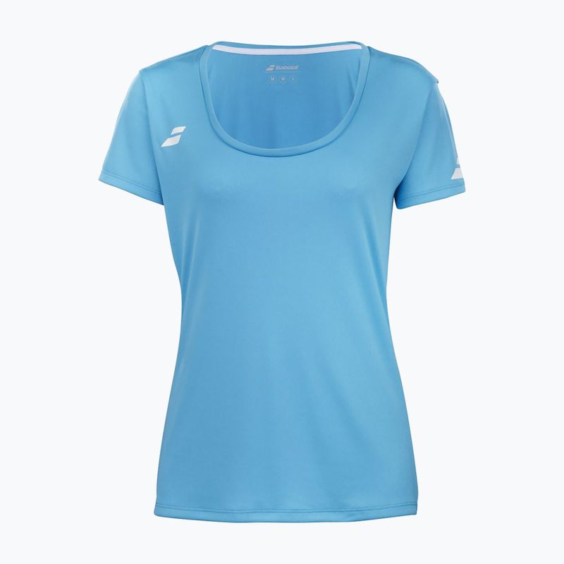 Women's Babolat Play Cap Sleeve Top cyan blue