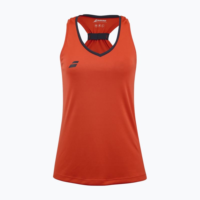 Babolat Play fiesta red women's tank top