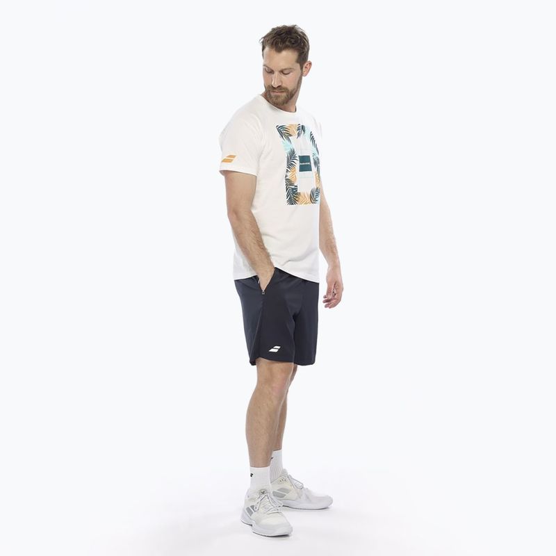Babolat men's Exercise Message 1000 t-shirt white/white 4
