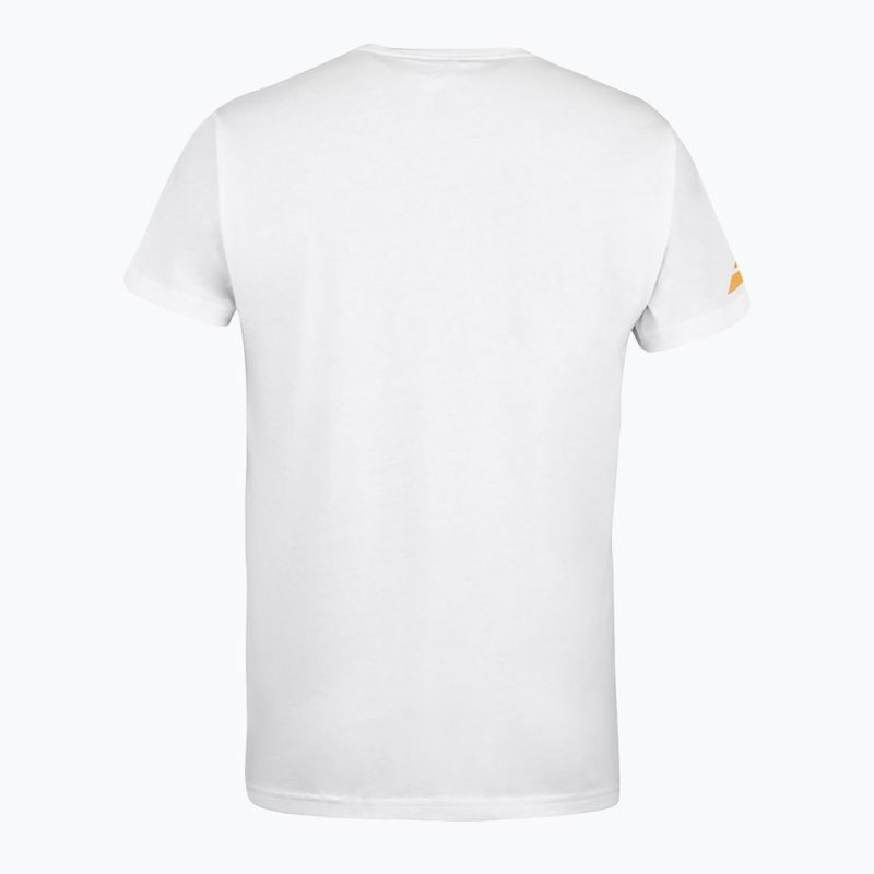 Babolat men's Exercise Message 1000 t-shirt white/white 7