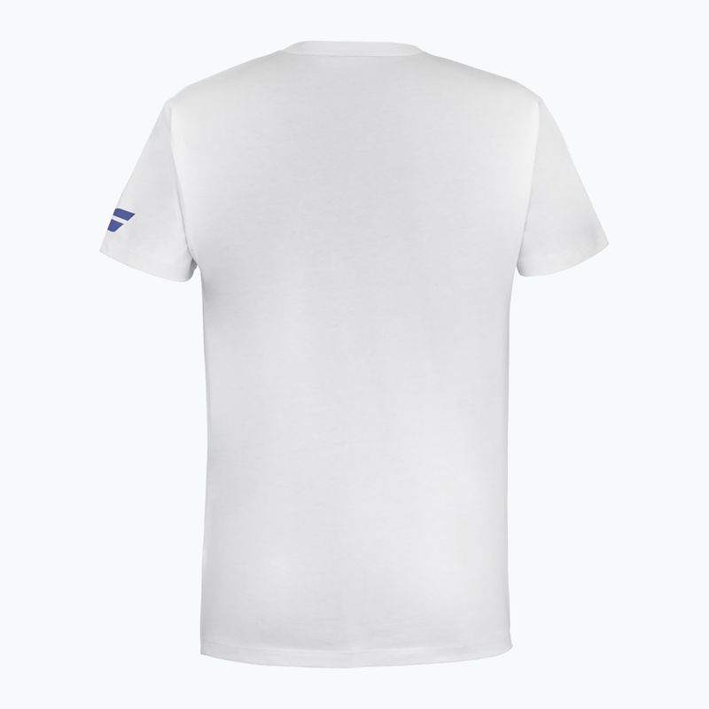 Men's Babolat Exercise T-shirt white/white 2