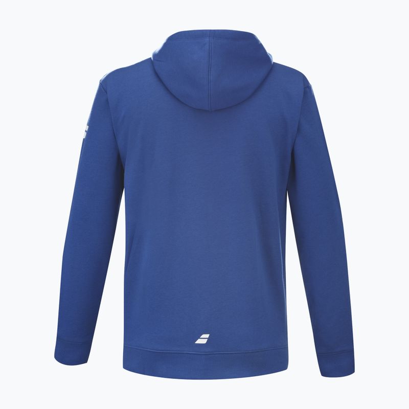 Men's Babolat Exercise Hood Tennis Sweatshirt sodalite blue 2