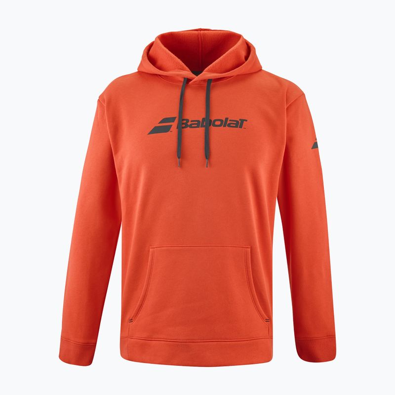 Men's Babolat Exercise Hood Tennis Sweatshirt fiesta red