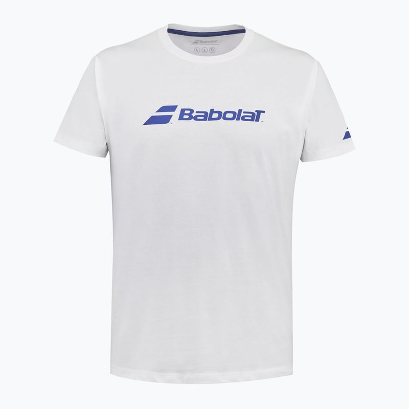 Children's Babolat Exercise T-shirt Jr white/white