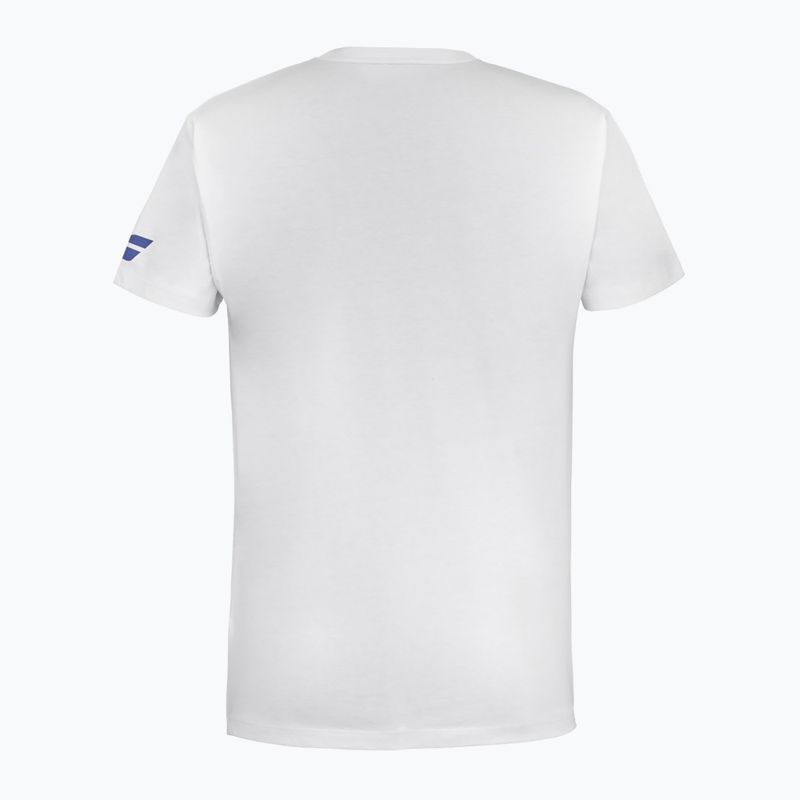 Children's Babolat Exercise T-shirt Jr white/white 2