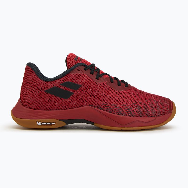 Babolat Shadow Spirit 2 black/ poppy red men's badminton shoe 2