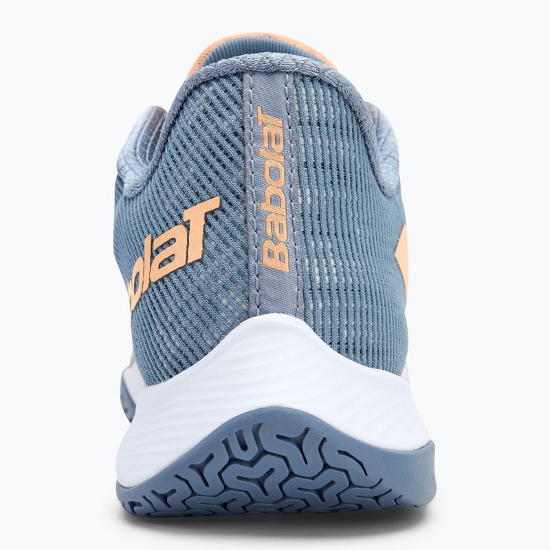Women's badminton shoe Babolat Shadow Spirit 2 grey/ coral 6