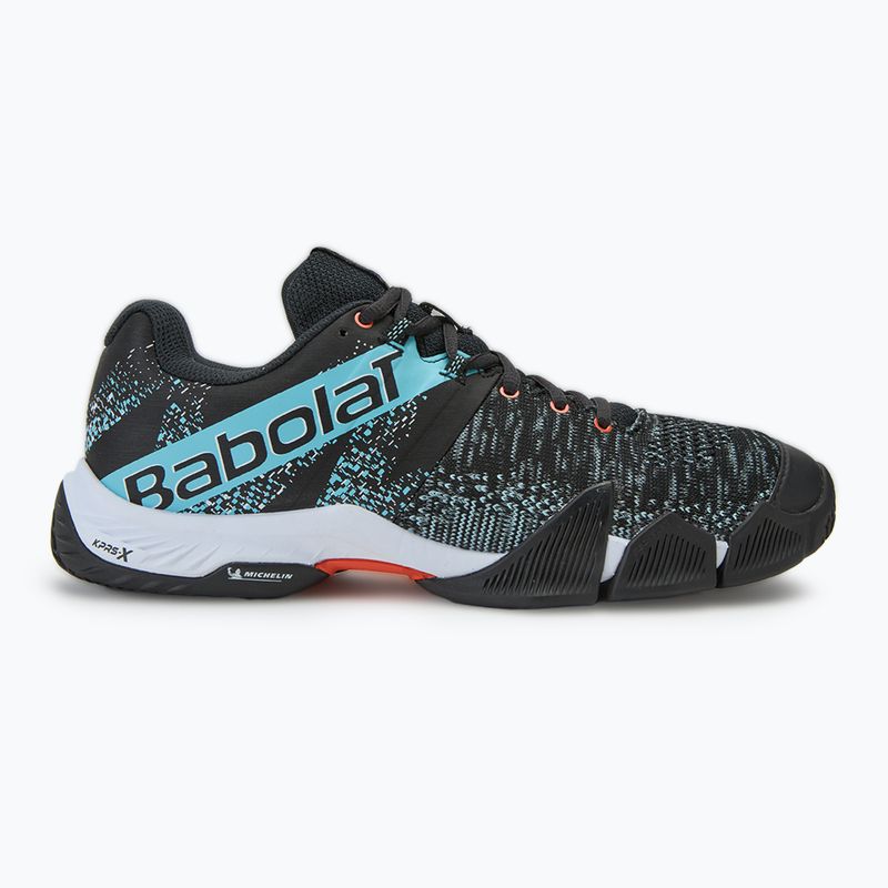 Babolat Movea black/light blue men's padel shoes 2