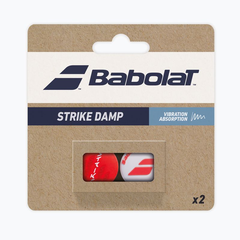 Babolat Strike Damp 2 pcs red/white vibration damper