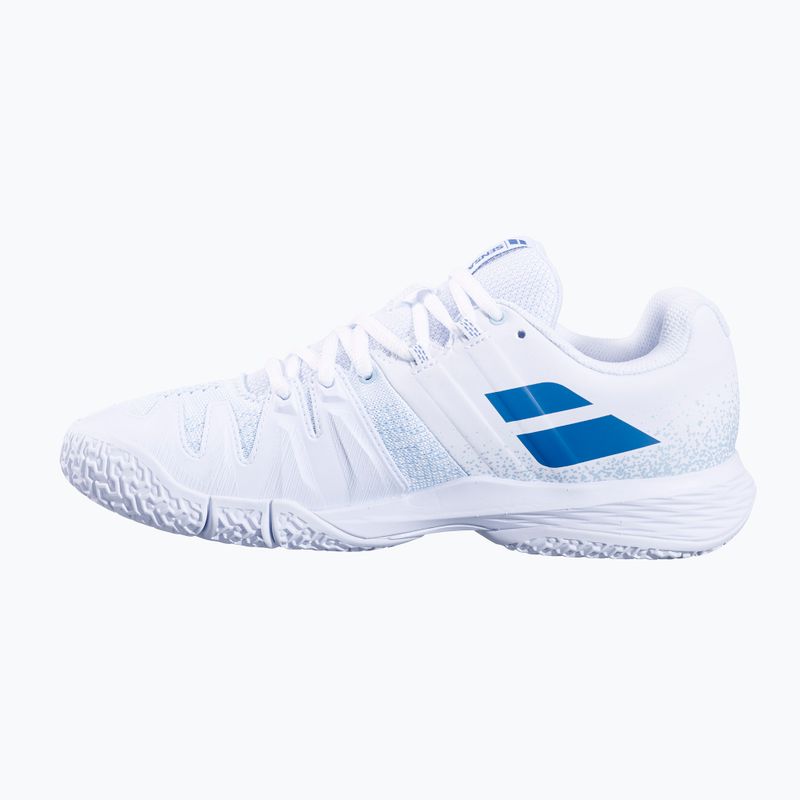 Women's paddle shoes Babolat Sensa W white/ cool blue 3