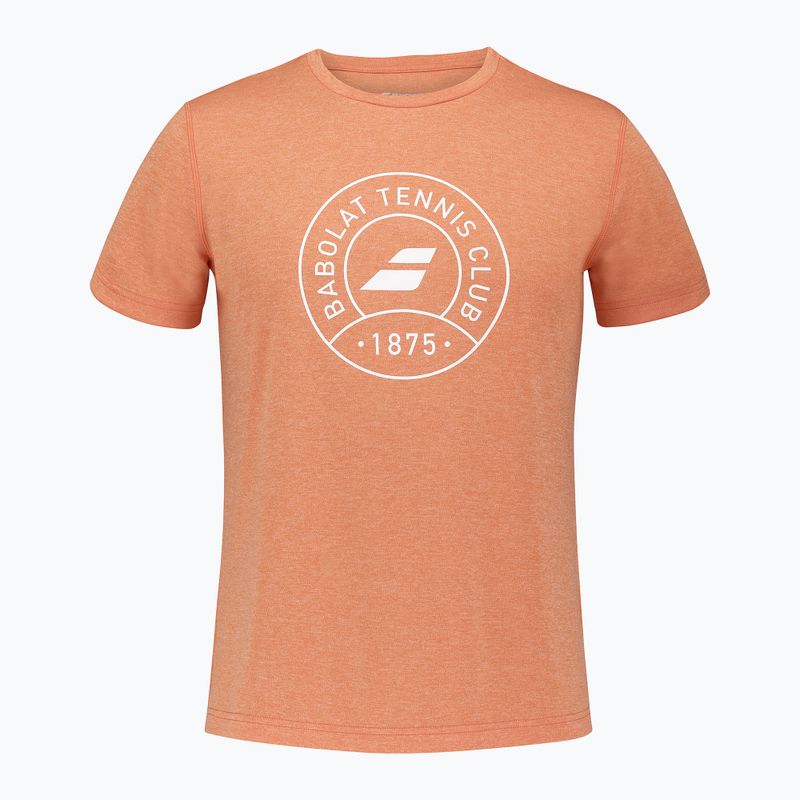 Men's Babolat Exercise Graphic t-shirt vibrant orange hthr