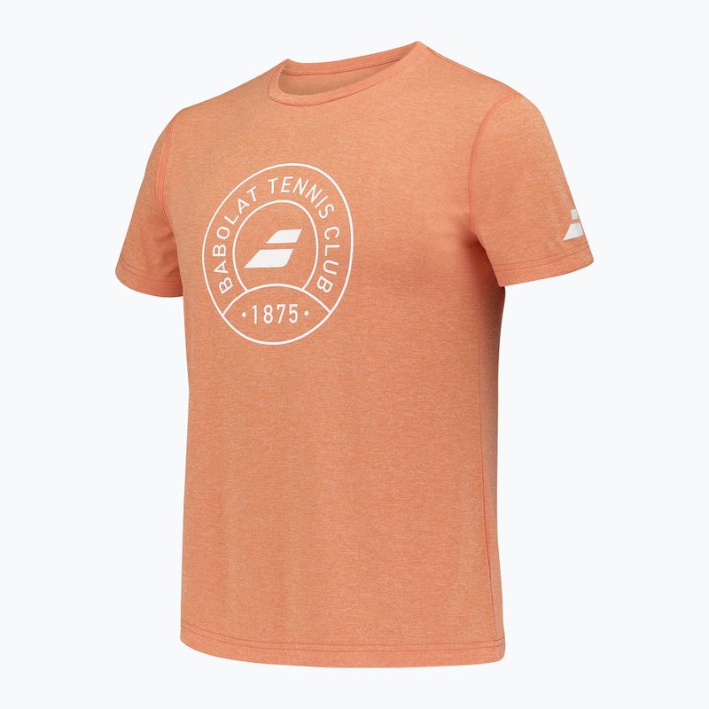 Men's Babolat Exercise Graphic t-shirt vibrant orange hthr 2