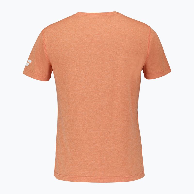 Men's Babolat Exercise Graphic t-shirt vibrant orange hthr 3