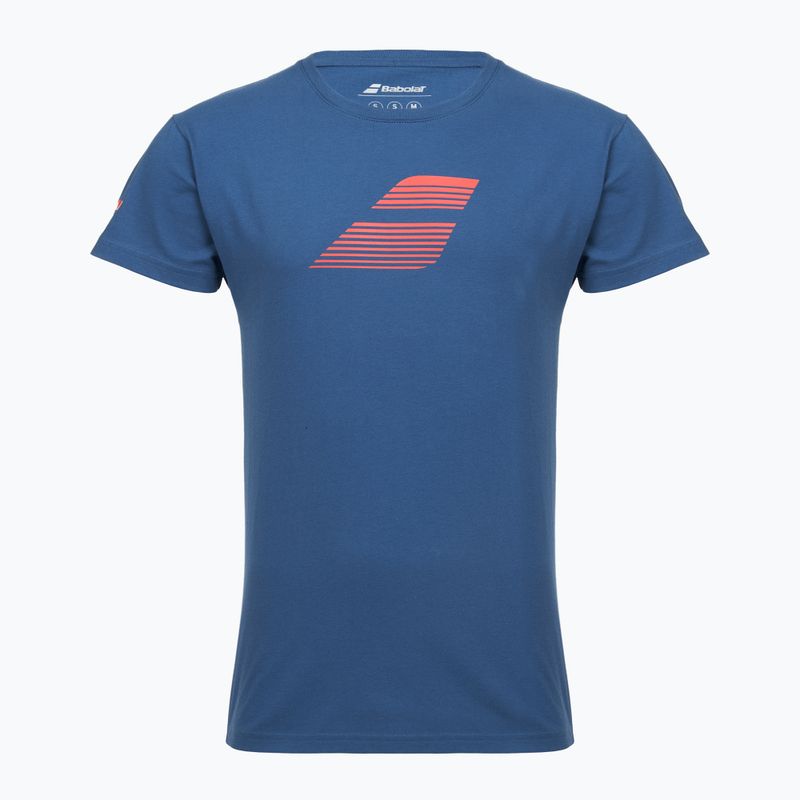 Babolat men's Exercise Big Flag t-shirt dark blue