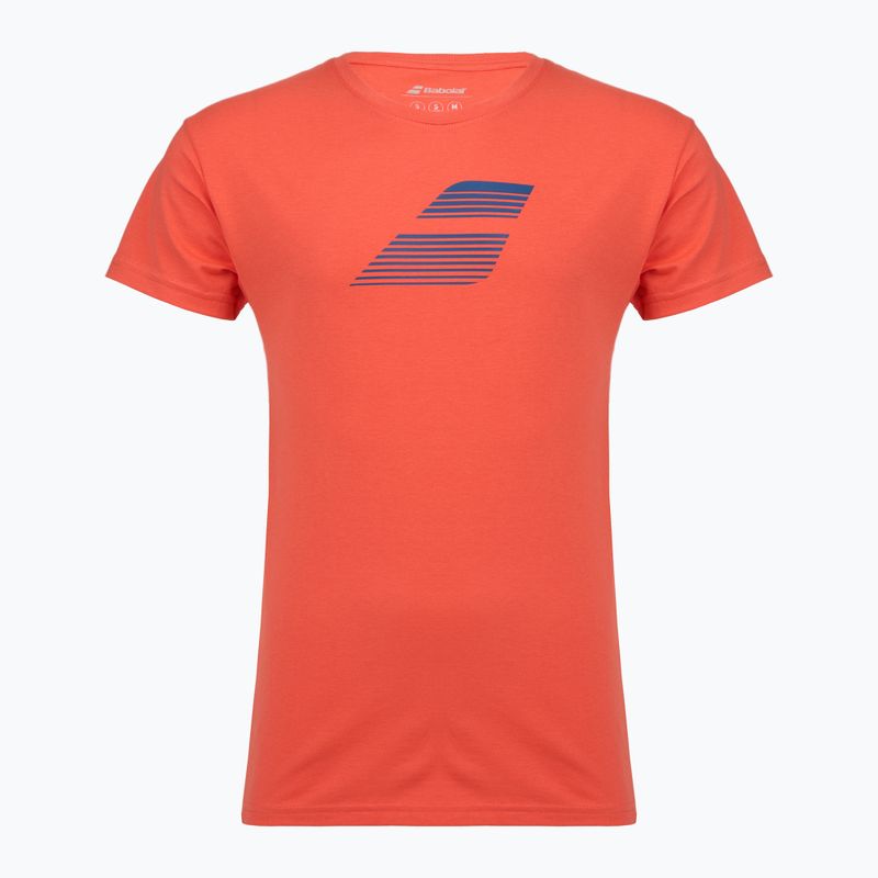 Babolat men's Exercise Big Flag t-shirt hot coral