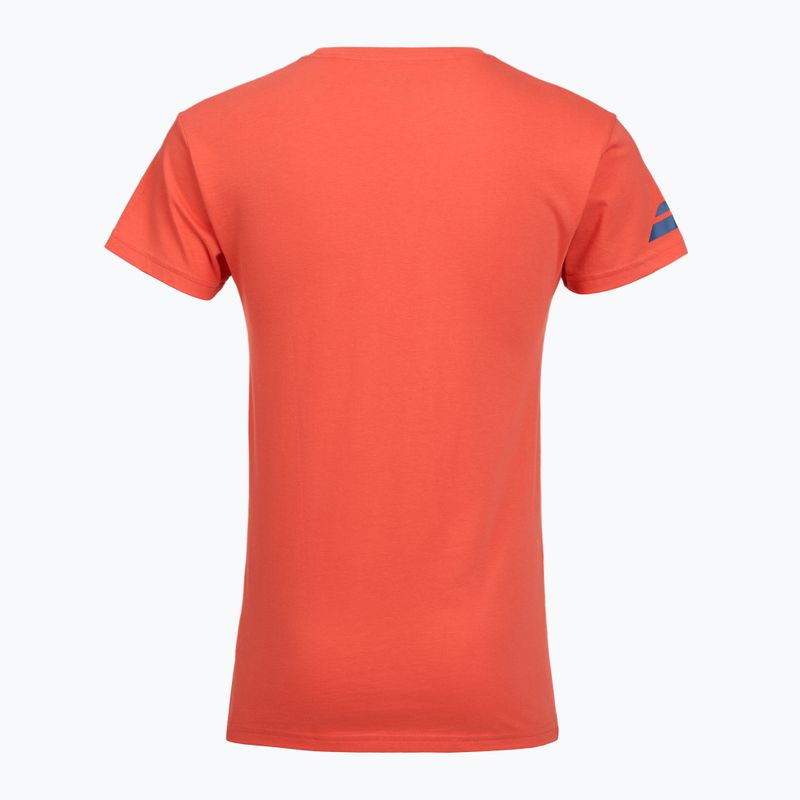 Babolat men's Exercise Big Flag t-shirt hot coral 2
