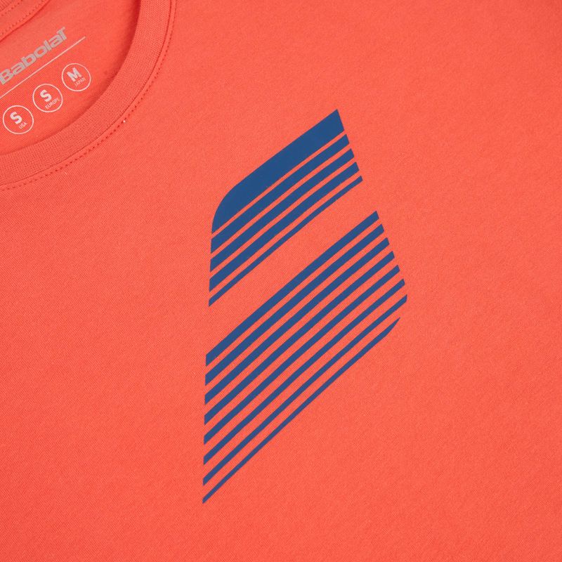 Babolat men's Exercise Big Flag t-shirt hot coral 3