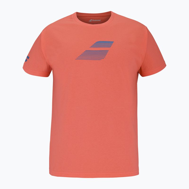 Babolat men's Exercise Big Flag t-shirt hot coral