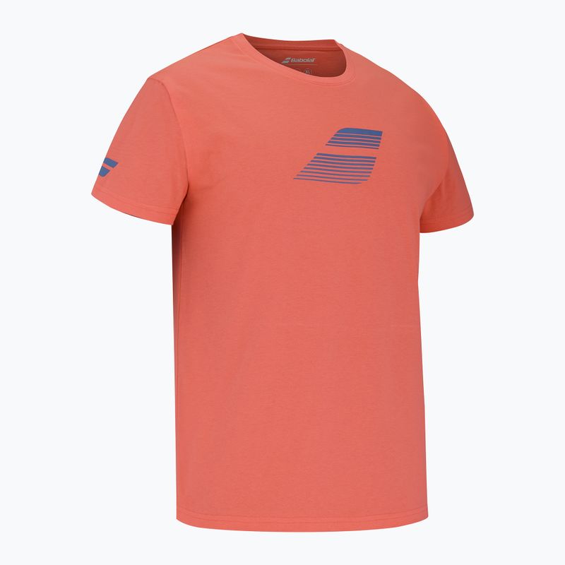 Babolat men's Exercise Big Flag t-shirt hot coral 2
