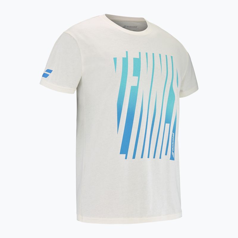 Babolat men's Exercise Message t-shirt cannoli cream 2