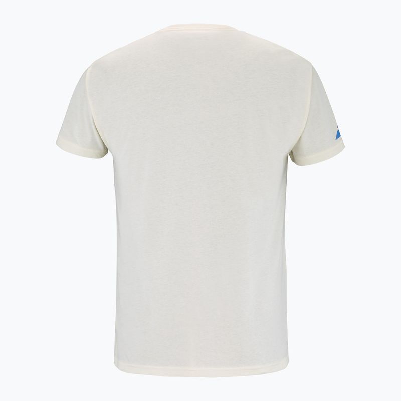 Babolat men's Exercise Message t-shirt cannoli cream 3
