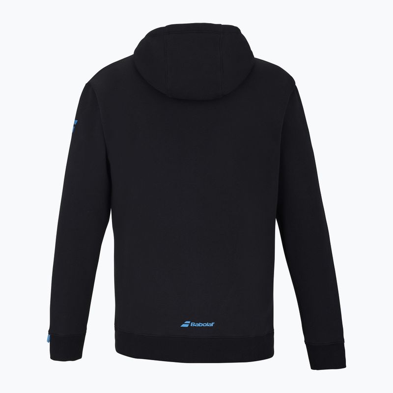 Men's Babolat Exercise Hood Sweat sweatshirt black/black 3