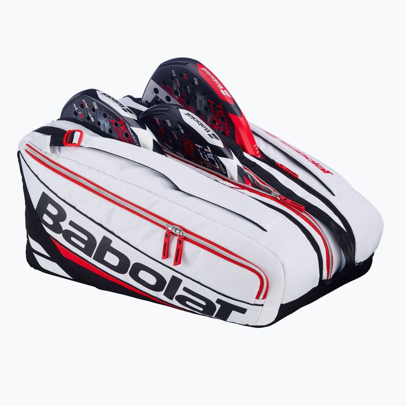 Padel bag Babolat RH Pro Padel Technical 62 l white/black/red 6