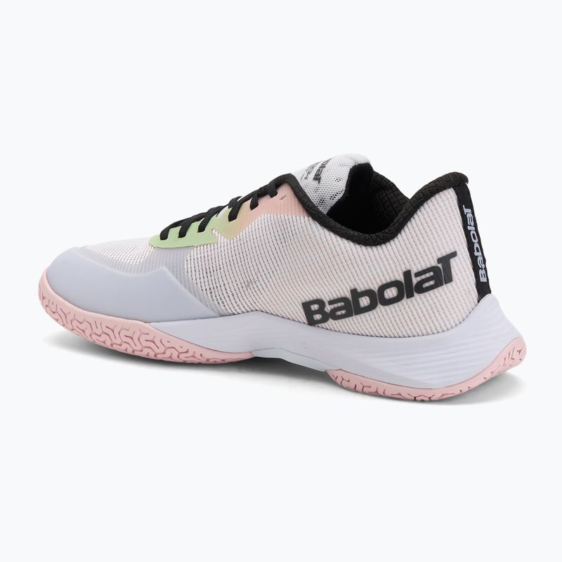 Badminton shoes Babolat Shadow Spirit 2 W white/white 3