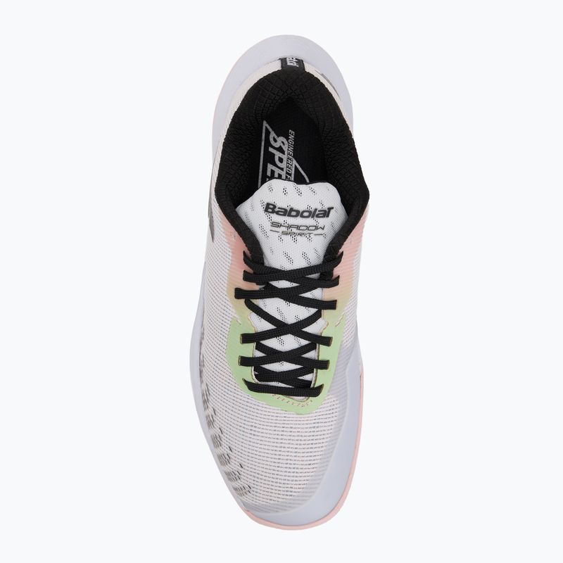 Badminton shoes Babolat Shadow Spirit 2 W white/white 5