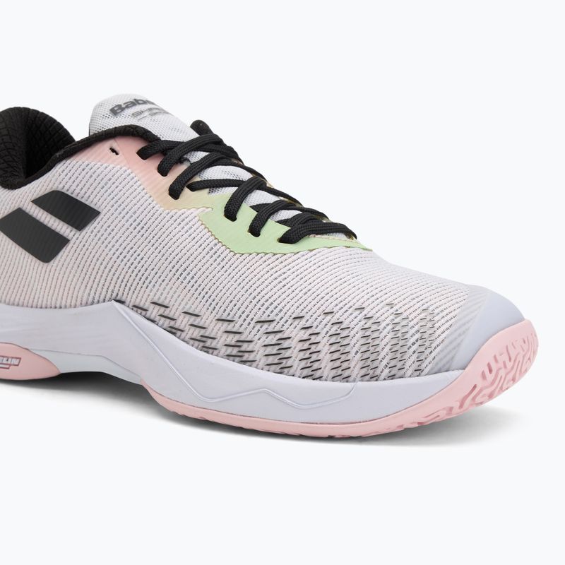 Badminton shoes Babolat Shadow Spirit 2 W white/white 7