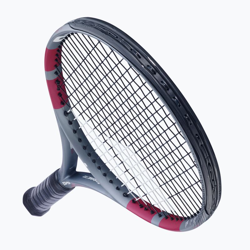 Tennis racket Babolat Evo Aero Pink Gen2 grey/raspberry pink 5