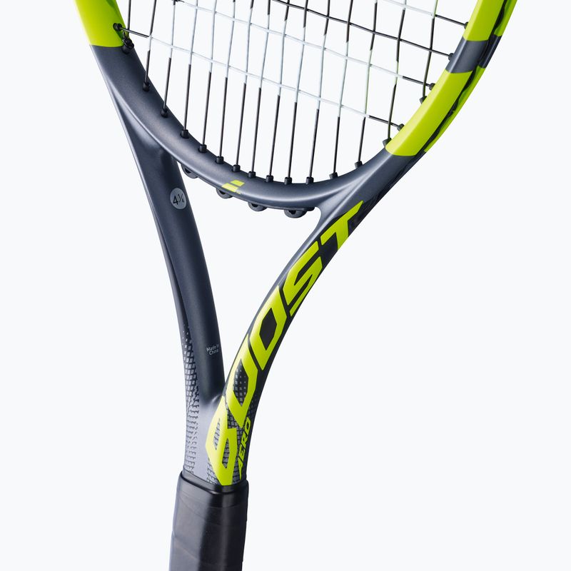 Tennis racket Babolat Boost Aero grey yellow white 5