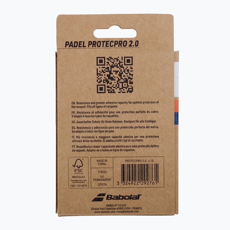 Protective tape Babolat Protecpro 2.0 X15 transparent 3