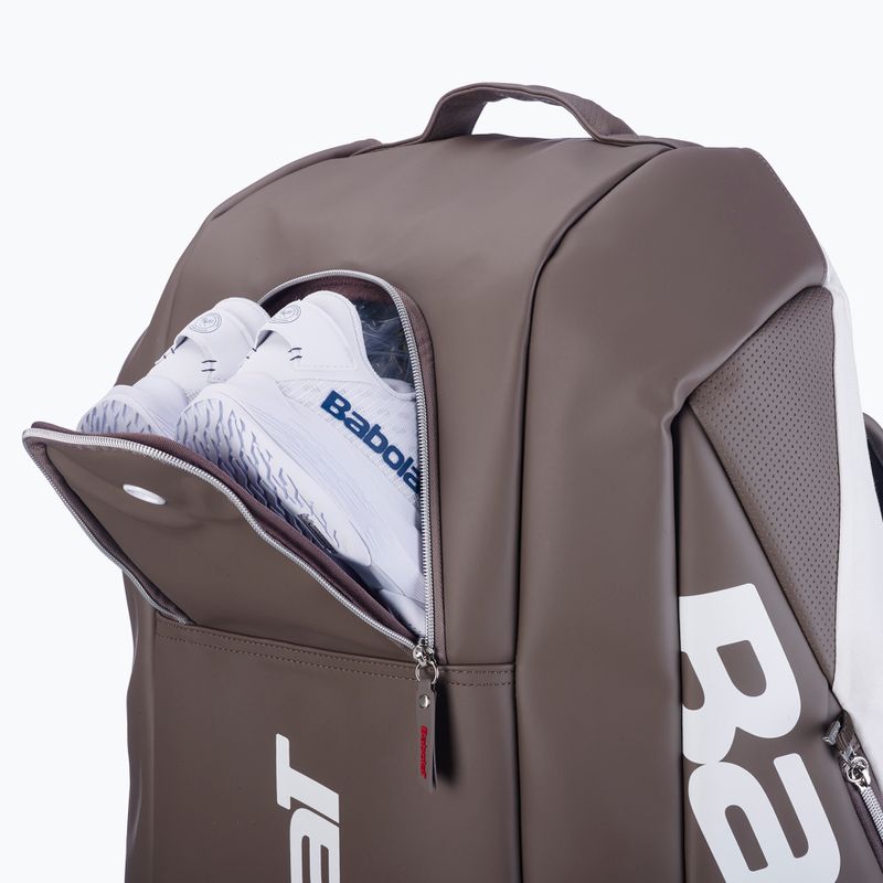 Tennis bag Babolat RH9 Pure Wimbledon 80 l white/dark beige 4
