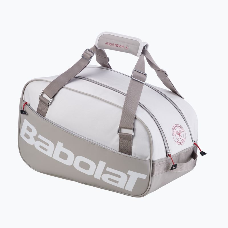 Tennis bag Babolat Court S Wimbledon 32 l white/ivory