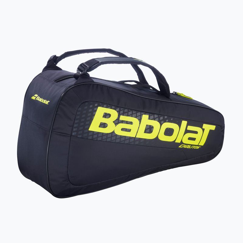 Tennis bag Babolat RH Carlitos Junior 35 l black/fluorescent yellow 2
