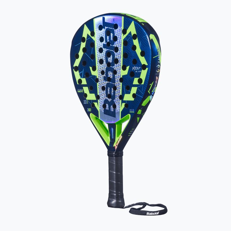 Padel racket Babolat Viper Juan Lebron 3.0 FW blue depths/green flash 2