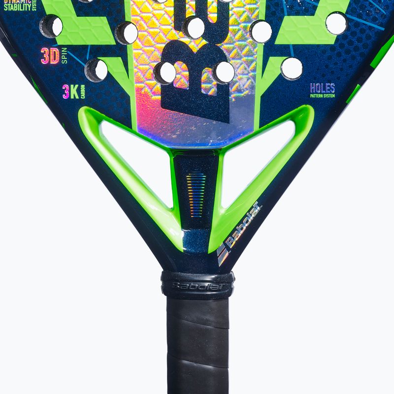 Padel racket Babolat Viper Juan Lebron 3.0 FW blue depths/green flash 4